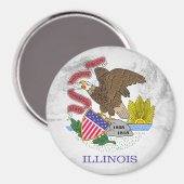 Illinois Magneet (Voorkant / Achterkant)