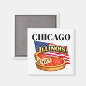 Illinois Magnet Carré  (Recto/Verso)