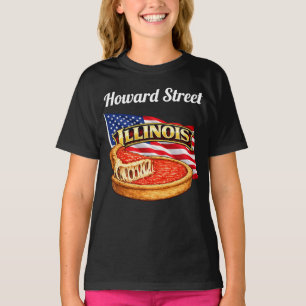 Illinois Meisjes Donkere T-Shirt