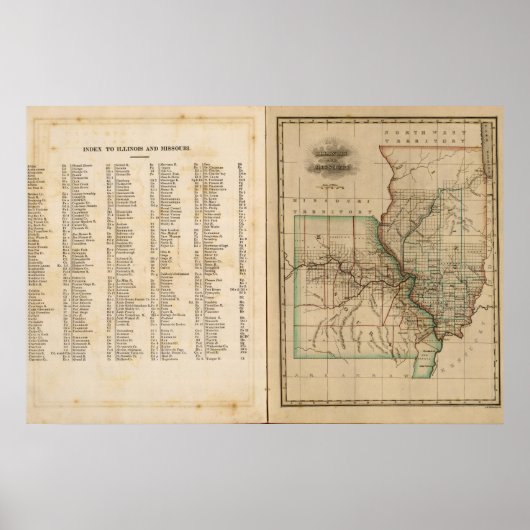 Illinois, Missouri Poster (Voorkant)