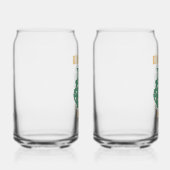 Illinois Nickname Word Art Blikvorm Glas (Voorkant)