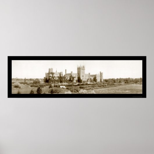 Illinois Normal School Photo 1914 Poster (Voorkant)