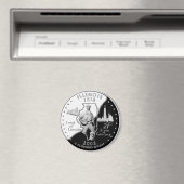 Illinois Quarter Magneet (Insitu (Vaatwasser))