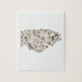 Illinois Shaped  Afbeelding Map Legpuzzel (Verticaal)