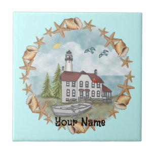Illinois Shells Lighthouse Tegel Tegeltje