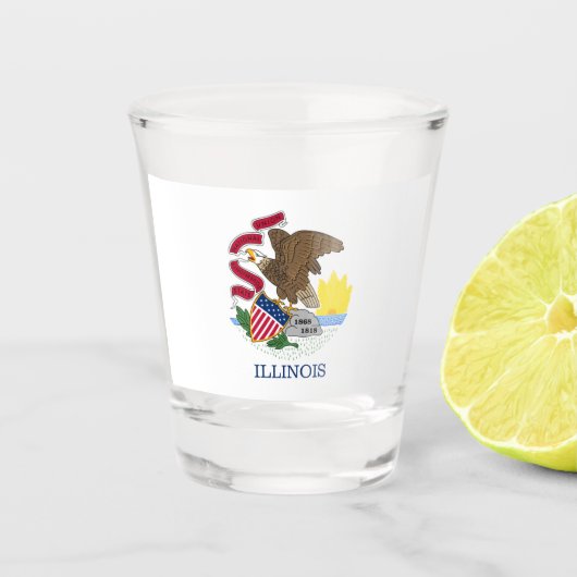 ILLINOIS SHOT GLAS (Voorkant)