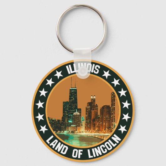 Illinois Sleutelhanger (Voorkant)
