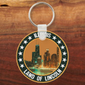 Illinois Sleutelhanger (Voorkant)