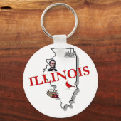 Illinois Sleutelhanger (Voorkant)