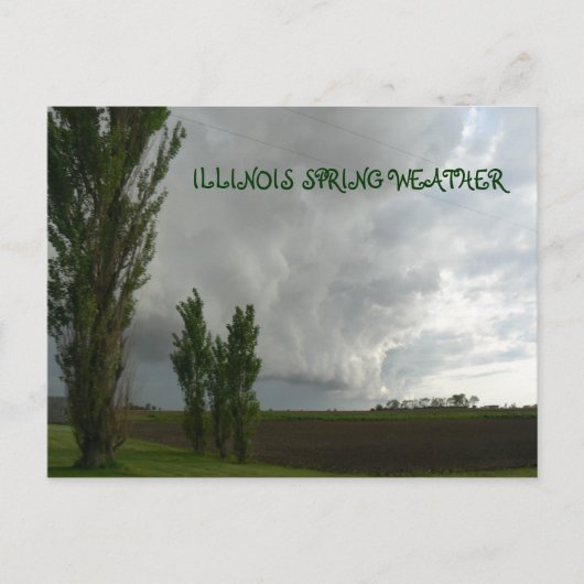 ILLINOIS SPRINGWEATHER BRIEFKAART (Voorkant)