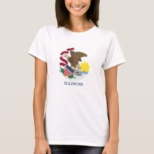 Illinois Staatsvlag T-shirt