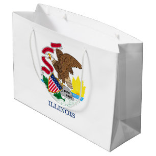 Illinois Staatsvlagontwerp Groot Cadeauzakje