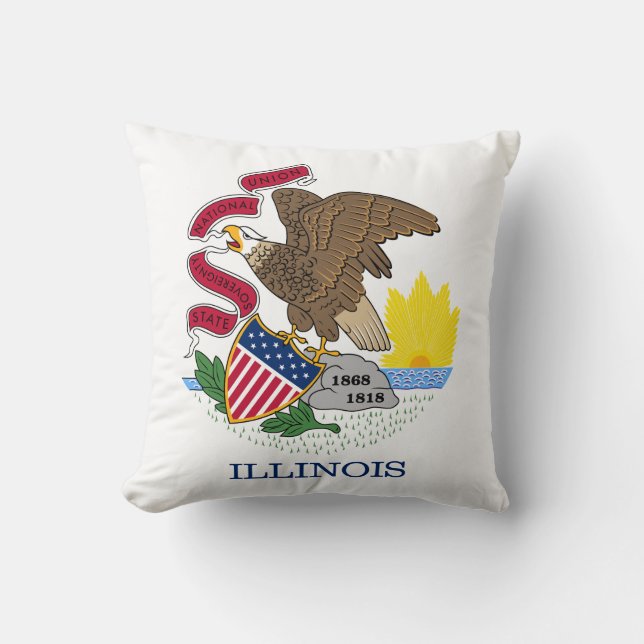 Illinois State Flag Kussen (Voorkant)