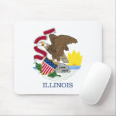 Illinois State Flag Muismat (Met muis)