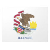Illinois State Flag Notitieblok (Voorkant)