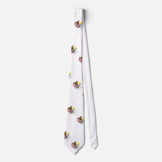 Illinois State Flag Stropdas (Voorkant)