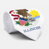 Illinois State Flag Stropdas (Opgerold)