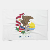Illinois State Flag Theedoek (Horizontaal)