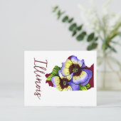 Illinois State Flower Briefkaart (Staand voorkant)