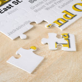 Illinois State Pride Map Silhouette Legpuzzel (Zijkant)