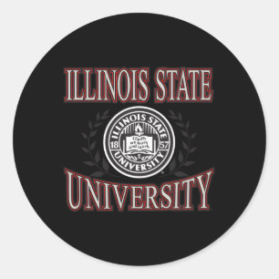 Illinois State Redbirds Laurels Ronde Sticker