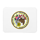 Illinois State Seal Magneet (Horizontaal)