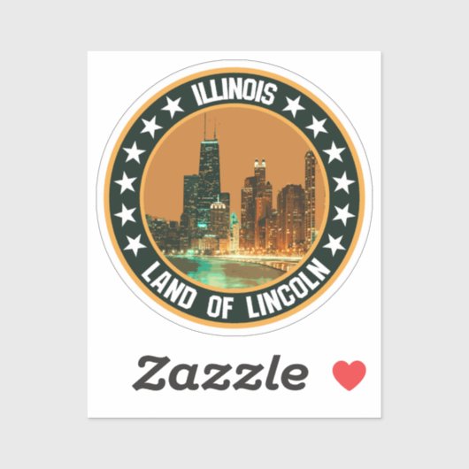 Illinois Sticker (Vel)