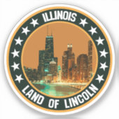 Illinois Sticker (Voorkant)