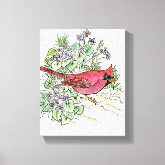 Illinois Stretched Canvas Print (Voorkant)