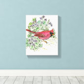 Illinois Stretched Canvas Print (Insitu (Houten vloer))