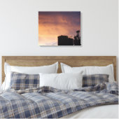 Illinois sunset canvas afdruk (Insitu (Slaapkamer))