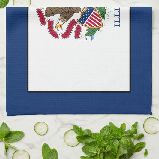 Illinois Theedoek (Gevouwen)