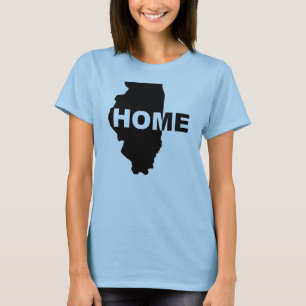 Illinois Thuis Weg Van Huis T-Shirt