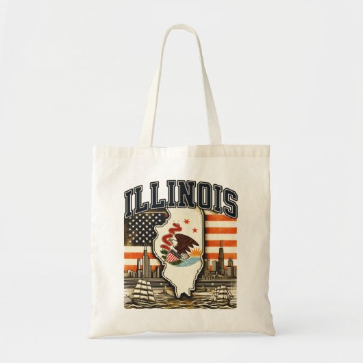 Illinois Tote Bag (Voorkant)