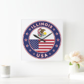 Illinois Vierkante Klok (Huis)