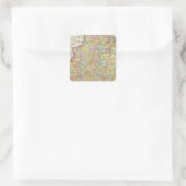 Illinois Vierkante Sticker (Tas)