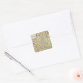 Illinois Vierkante Sticker (Envelop)