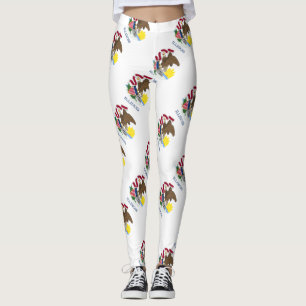 Illinois vlag leggings