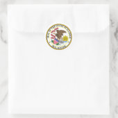 Illinois, VS Ronde Sticker (Tas)