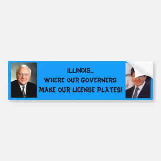 Illinois... waar onze ... bumpersticker