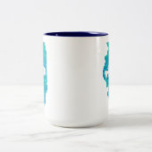 Illinois Wave Fishing Tweekleurige Koffiemok (Center)