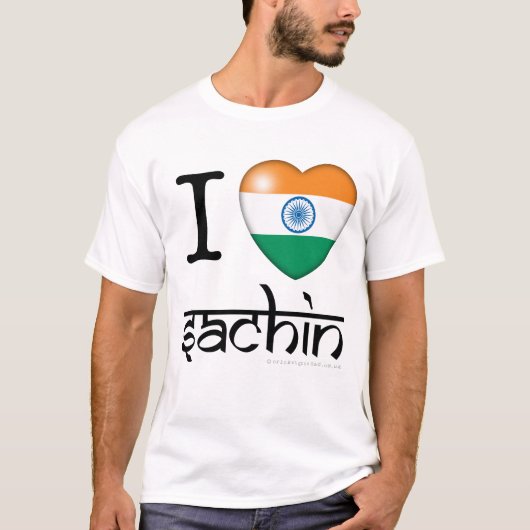 IlLove Sachin (Tendulkar) T-shirt (Voorkant)