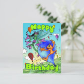 Illow & - Bonne carte postale d'anniversaire (Debout devant)