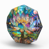 Illuminated Blooming Lotus Flower Fotoblokken (Rechts)