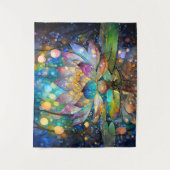 Illuminated Blooming Lotus Flower Wandkleed (Voorkant)