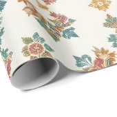 Illuminated Evergreen Christmas Seamless Pattern Cadeaupapier (Rol Hoek)