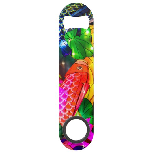 Illuminated Koi Speed Flessenopener (Achterkant)