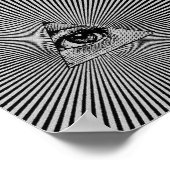 Illuminati All see Eye Trance Poster Sleep (Hoek)