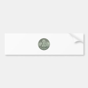 Illuminati - Alle ogen zien Bumpersticker