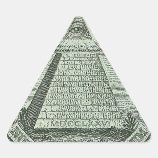Illuminati - Alle ogen zien Driehoek Sticker